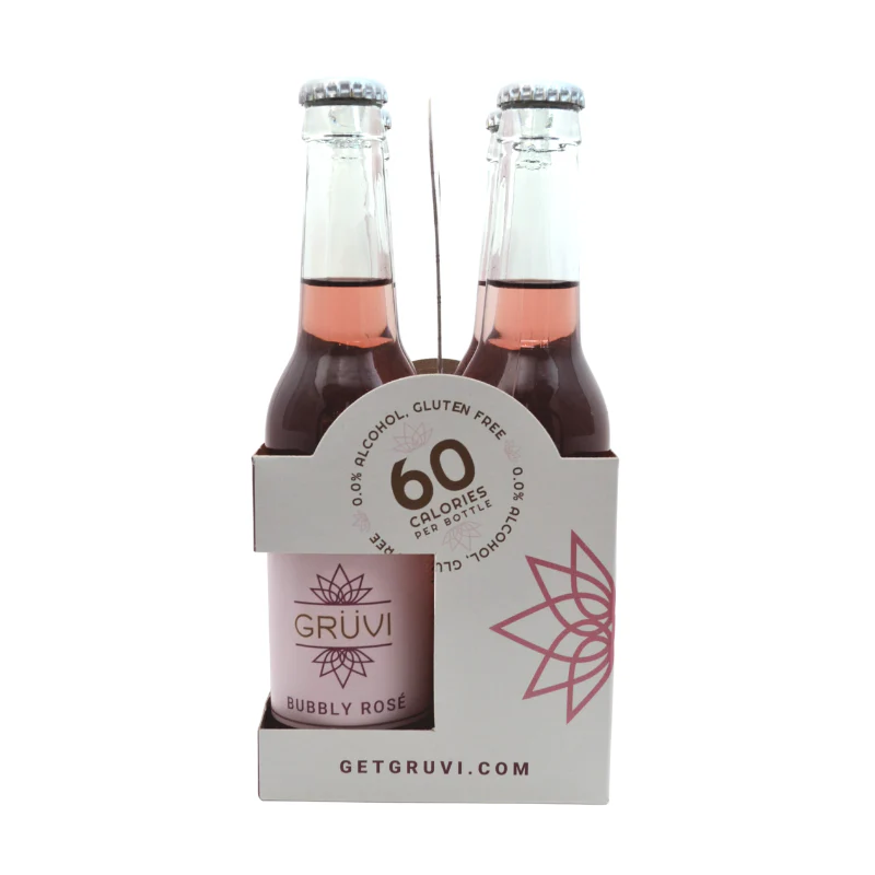 Gruvi Non-Alcoholic Bubbly Rose 4 Pack - Image 4