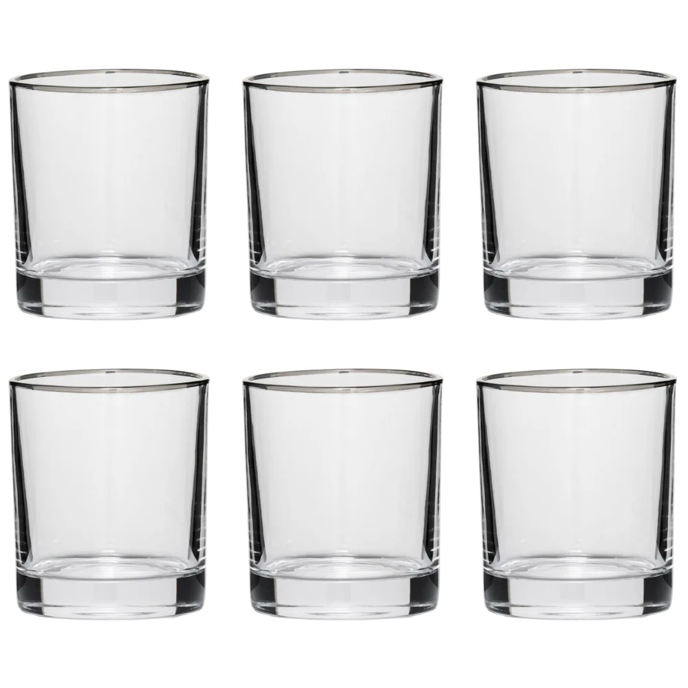 Simple Silver Rim Tumbler - Image 3