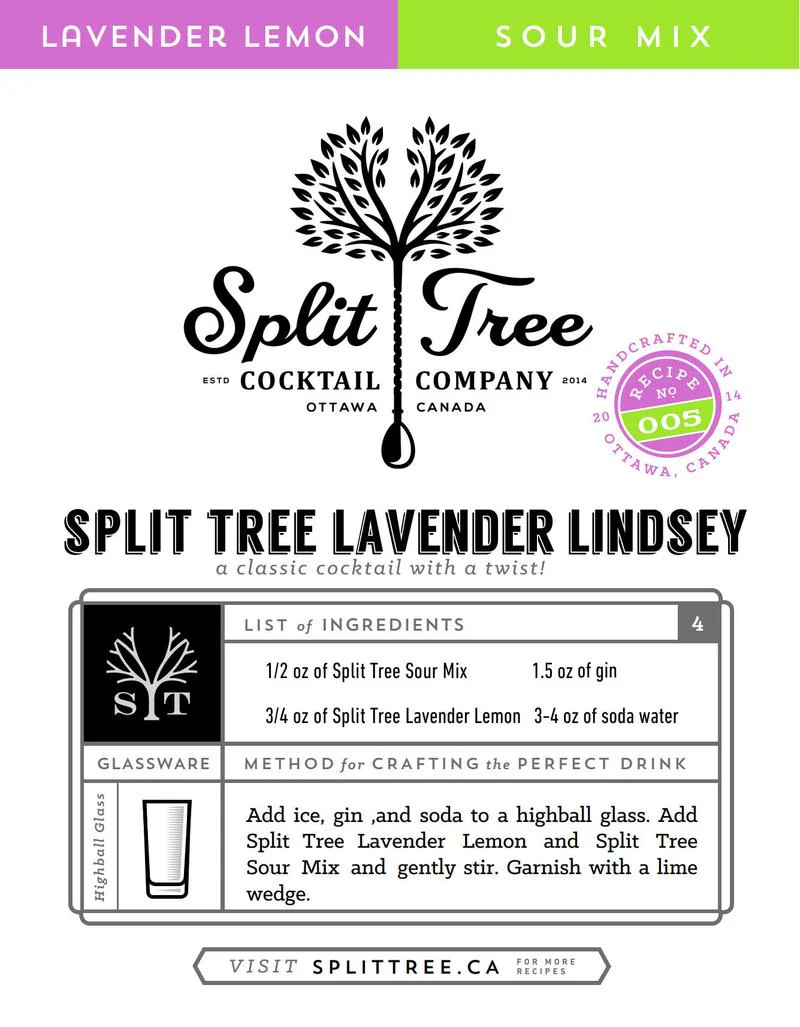 Split Tree Lavender Lemon Syrup - Image 3