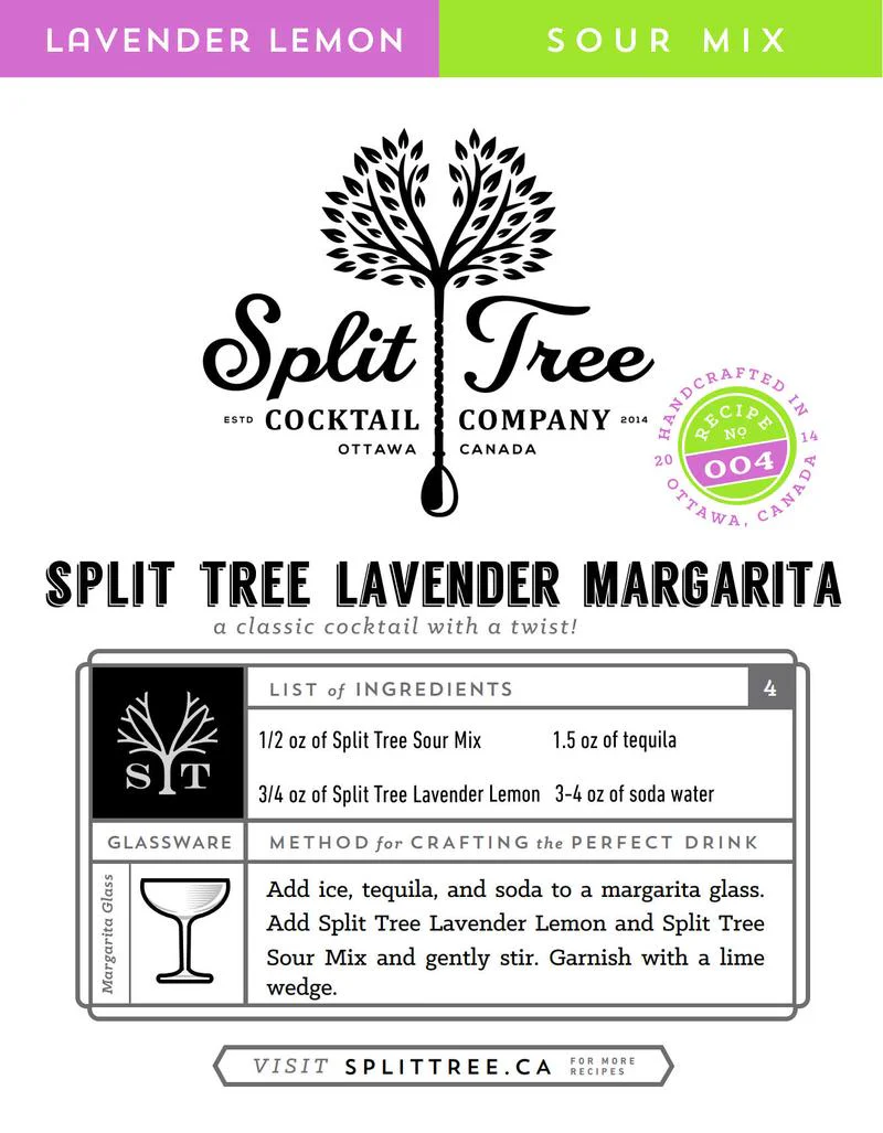 Split Tree Lavender Lemon Syrup - Image 4