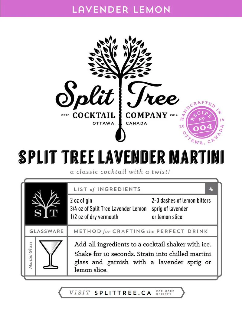 Split Tree Lavender Lemon Syrup - Image 5